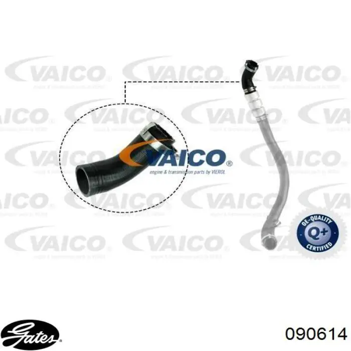 Przewód (króciec) intercoolera Gates 090614 cena, od 18,02 USD