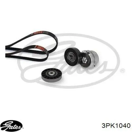 Pas napędowy mechanizmów Gates 3PK1040 cena, od 10,36 USD