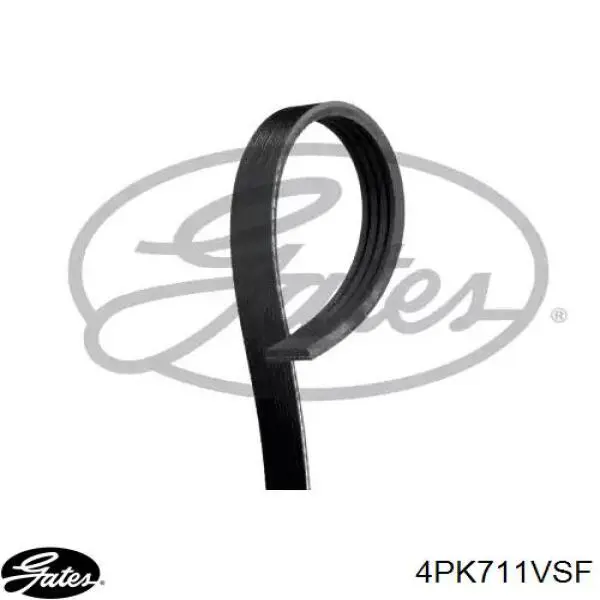 Pas napędowy mechanizmów Gates 4PK711VSF cena, od 7,86 USD
