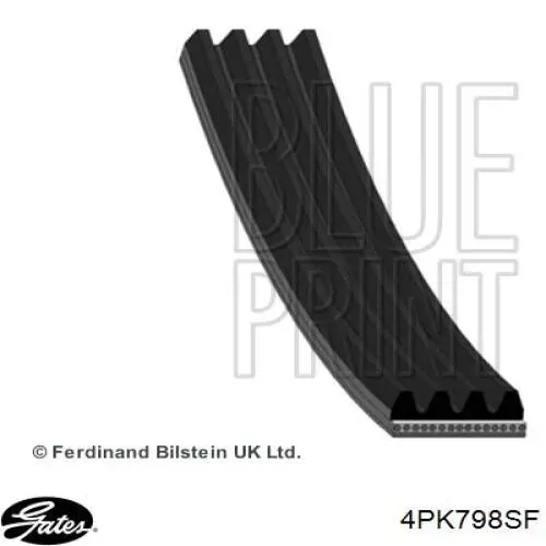 Pas napędowy mechanizmów Gates 4PK798SF cena, od 24,53 USD