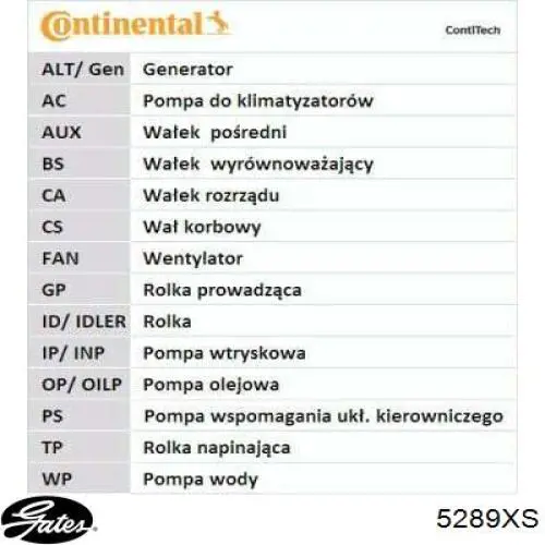 Pasek rozrządu CT803 Continental/Siemens