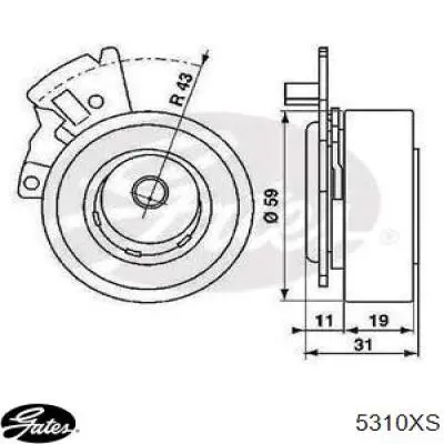 Do koszyka 5310XS Gates Pasek rozrządu