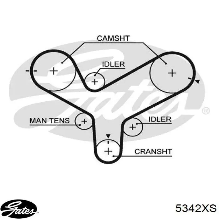 Pasek rozrządu Mazda JE2612205 cena, od 10,27 USD