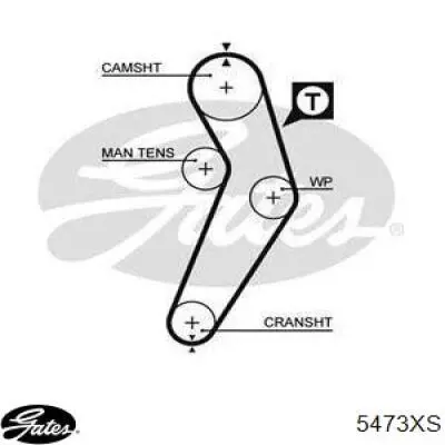 Pasek rozrządu Gates 5473XS cena, od 16,37 USD