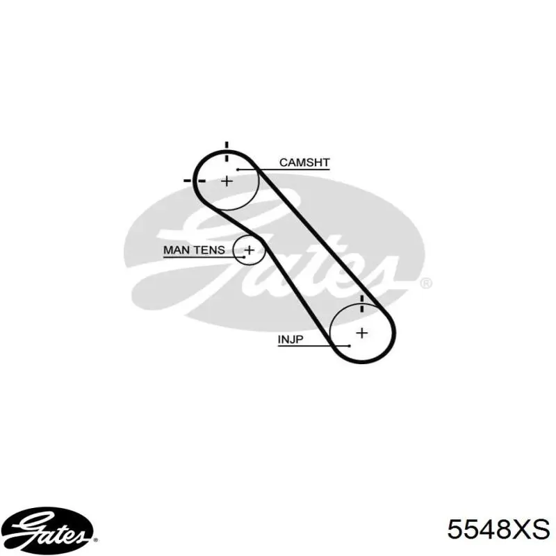 Pasek rozrządu Gates 5548XS cena, od 29,51 USD
