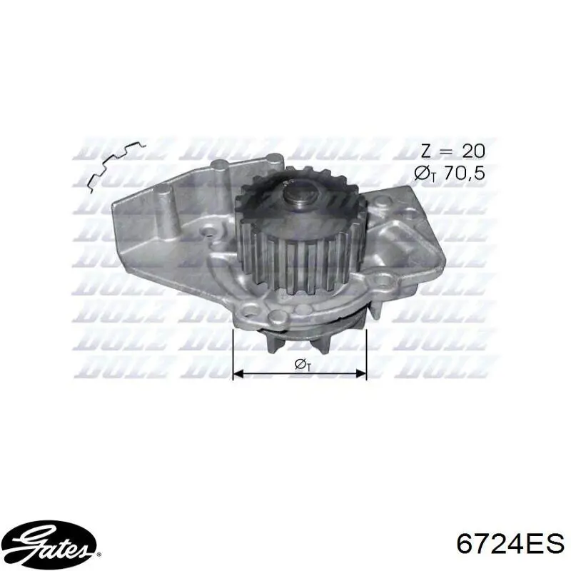 2521241000 Hyundai/Kia Pas napędowy mechanizmów