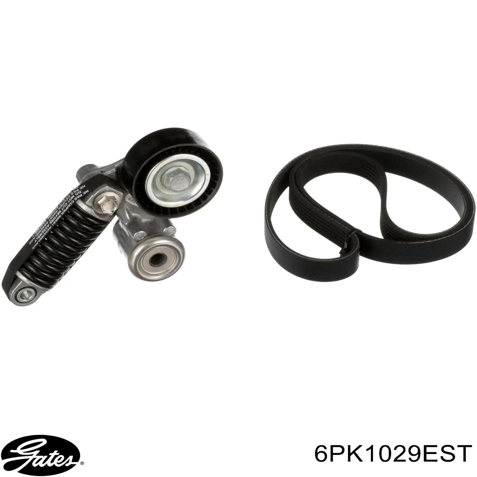 Pas napędowy mechanizmów Gates 6PK1029EST cena, od 13,87 USD