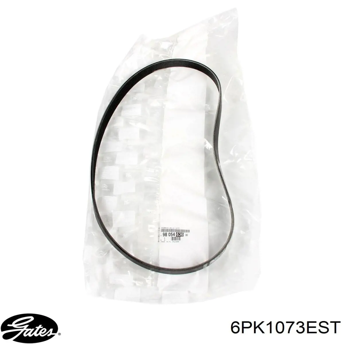 Pas napędowy mechanizmów Gates 6PK1073EST cena, od 13,36 USD