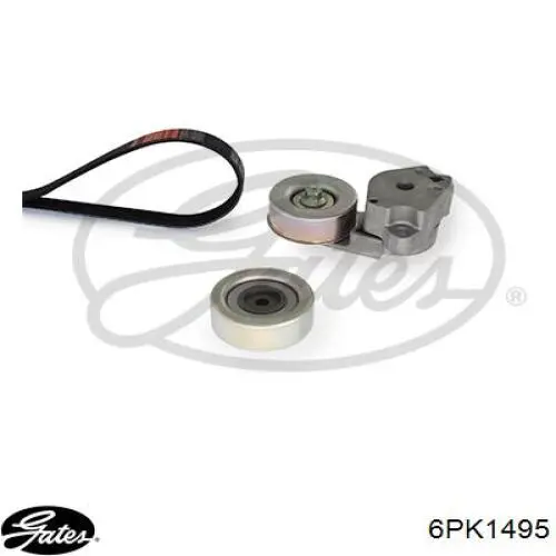 Pas napędowy mechanizmów Gates 6PK1495 cena, od 19,50 USD