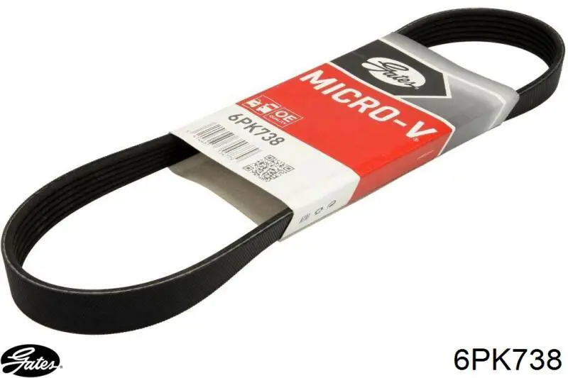 6PK738 Gates pas napędowy mechanizmów