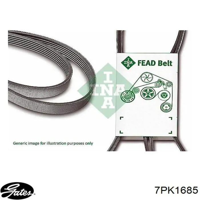 Do koszyka 7PK1687 Sato Tech Pas napędowy mechanizmów