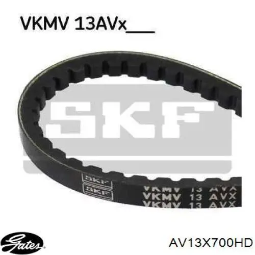 Pas napędowy mechanizmów Continental/Siemens AVX13X700 cena, od 8,24 USD