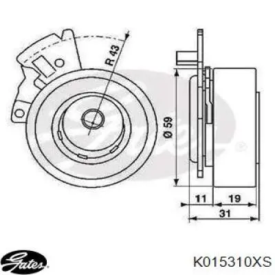 Pasek rozrządu, zestaw Hyundai/Kia 0530000410 cena, od 48,63 USD