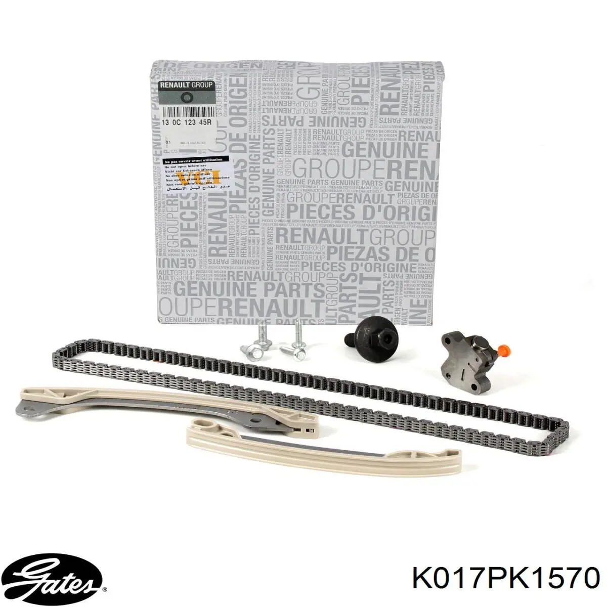 Do koszyka K017PK1570 Gates Pasek napędowy mechanizmów, zestaw