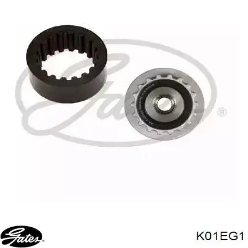 K01EG1 Gates Koło pasowe alternatora