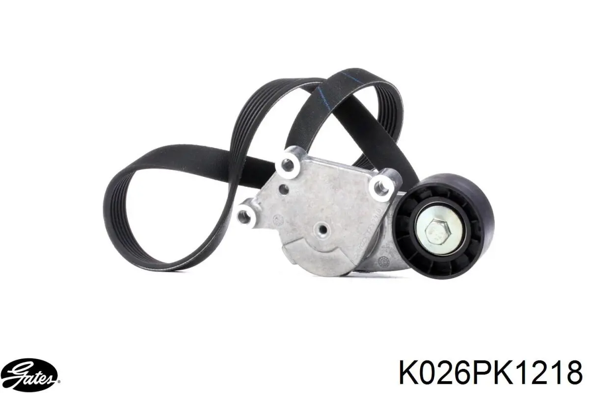 Do koszyka K026PK1218 Gates Pasek napędowy mechanizmów, zestaw