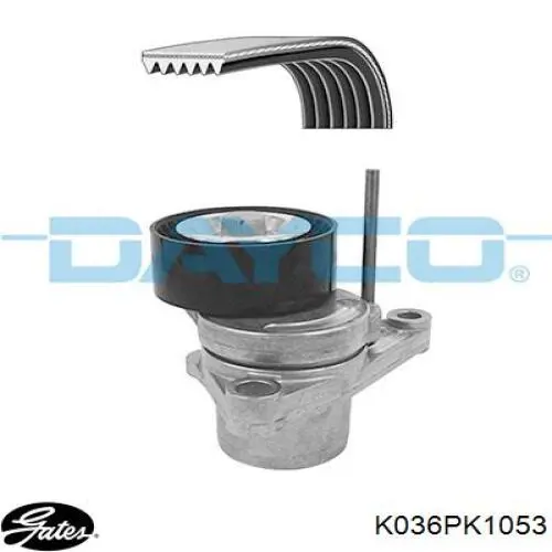 Pasek napędowy mechanizmów, zestaw 1638183880 Peugeot/Citroen