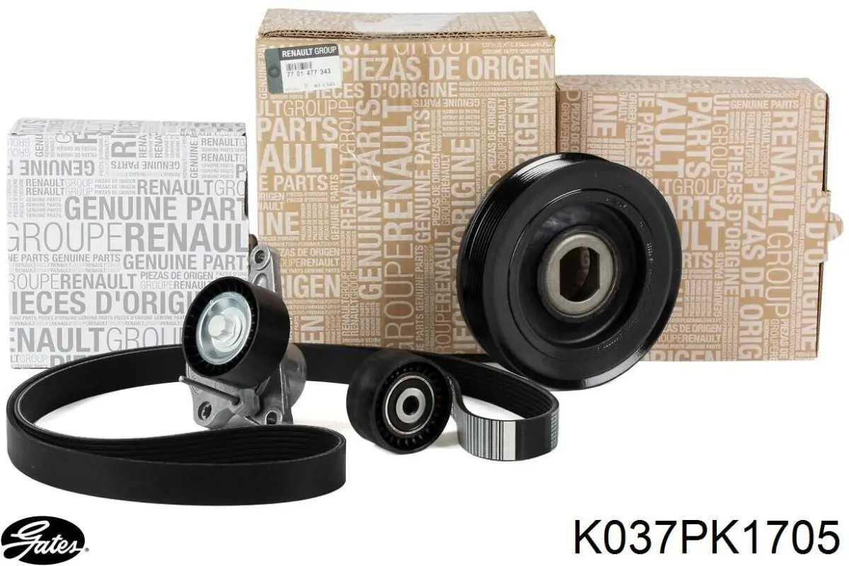 Do koszyka 8660004964 Renault (RVI) Pasek napędowy mechanizmów, zestaw