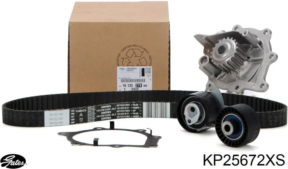 Do koszyka KH539WP187 Hutchinson Pasek rozrządu, zestaw