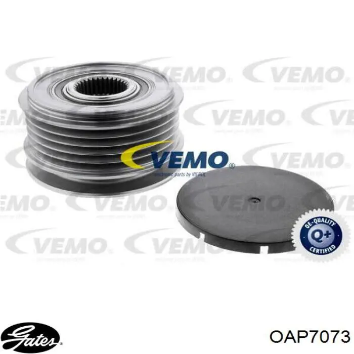 Koło pasowe alternatora Gates OAP7073 cena, od 42,92 USD