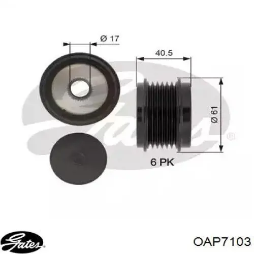 Koło pasowe alternatora 06H903119B VAG