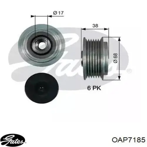 OAP7185 Gates koło pasowe alternatora