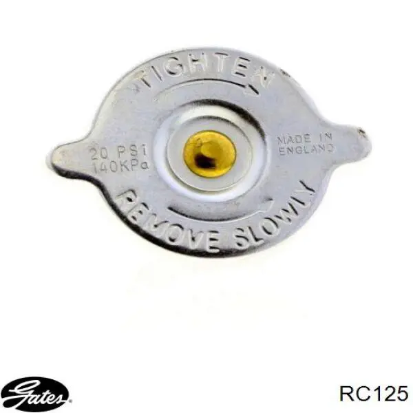Pokrywa (korek) chłodnicy Gates RC125 cena, od 7,20 USD