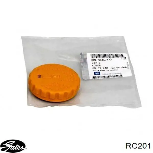 Do koszyka RC201 Gates Pokrywa (korek) zbiornika wyrównawczego