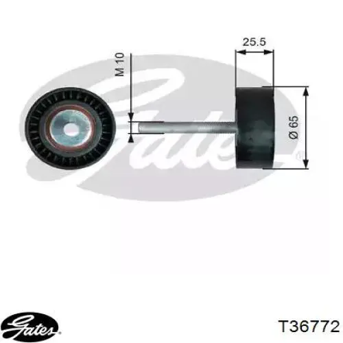 T36772 Gates rolka prowadząca, kierunkowa paska napędowego