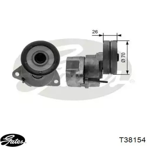 Do koszyka V401182 Sato Tech Napinacz paska napędowego