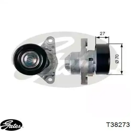 Do koszyka 96498019 General Motors Napinacz paska napędowego