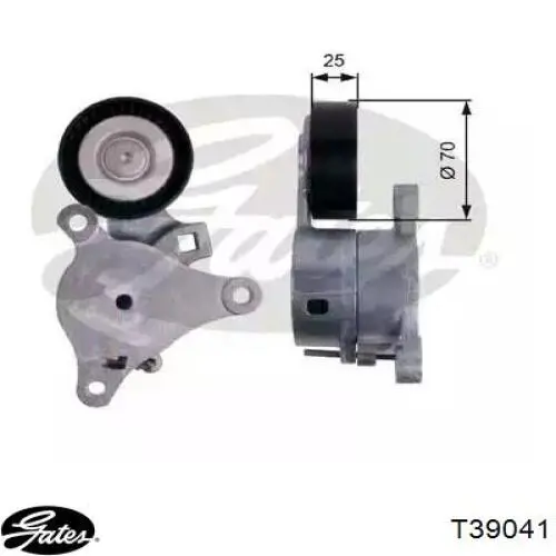 Napinacz paska napędowego Gates T39041 cena, od 74,81 USD