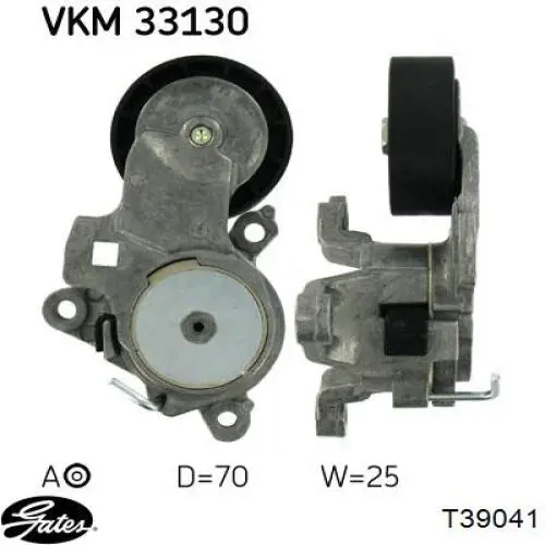 Do koszyka T39041 Gates Napinacz paska napędowego