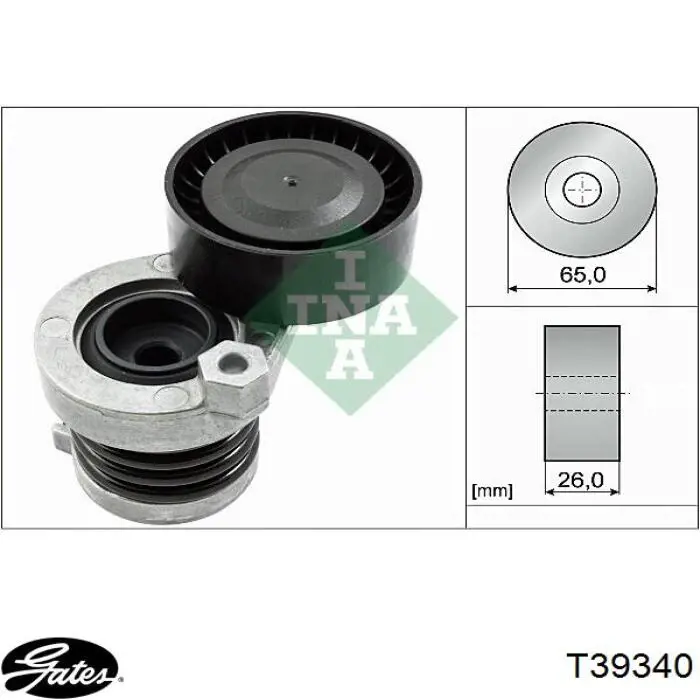 6072000070 Mercedes Napinacz paska napędowego