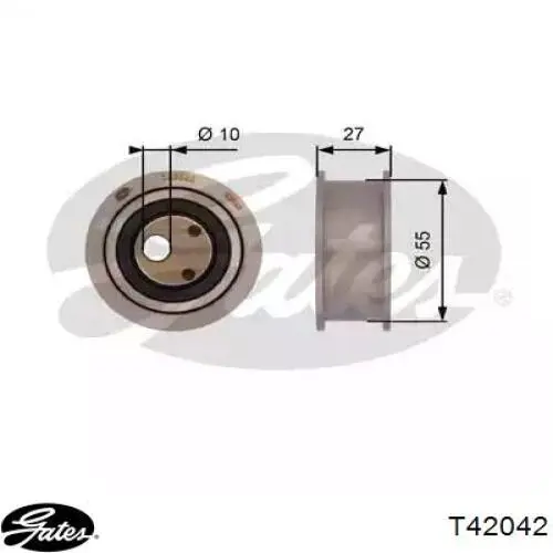 Rolka napinacza paska rozrządu Gates T42042 cena, od 24,04 USD