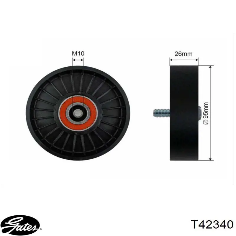 Rolka prowadząca kierunkowa paska rozrządu Hyundai/Kia 243902U010 cena, od 26,21 USD