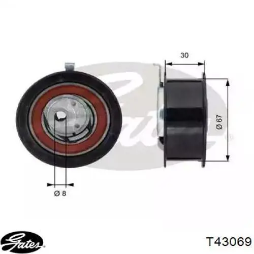Rolka napinacza paska rozrządu V102513 Sato Tech