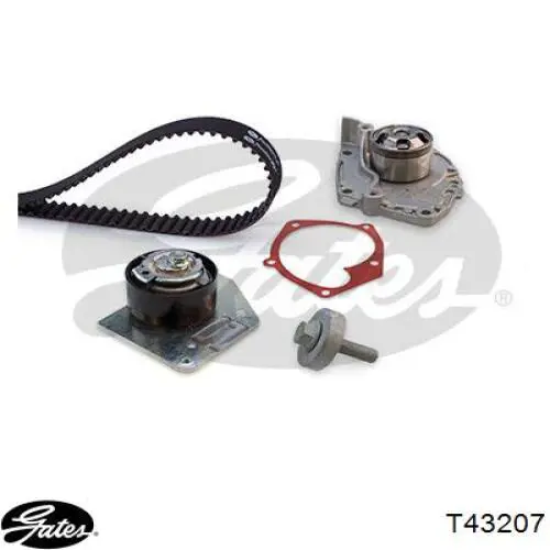 Rolka napinacza paska rozrządu Gates T43207 cena, od 45,96 USD