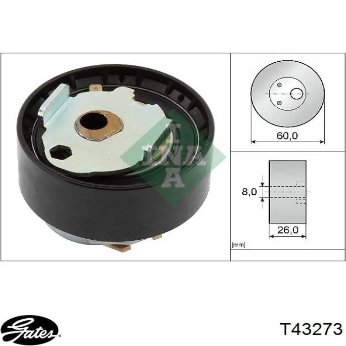 Rolka napinacza paska rozrządu Citroen C5 AIRCROSS