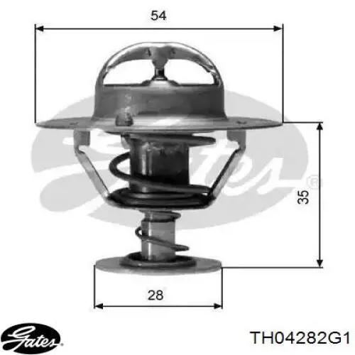 Termostat Gates TH04282G1 cena, od 16,86 USD