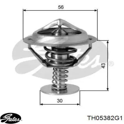 Termostat Gates TH05382G1 cena, od 14,80 USD