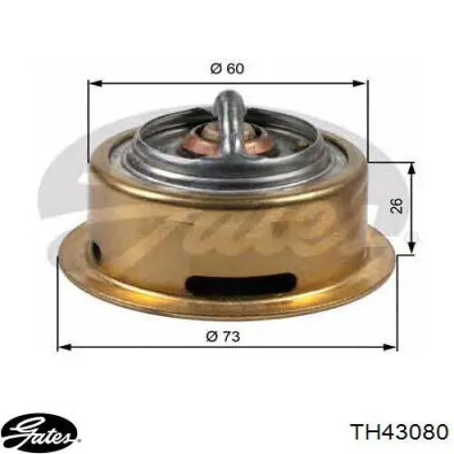 Do koszyka TH43080 Gates Termostat