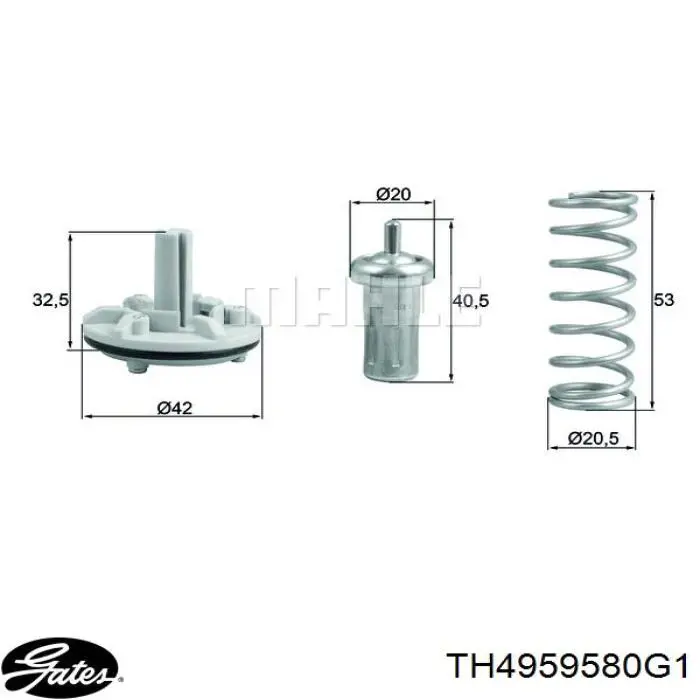 Obudowa termostatu 3L121062 AND