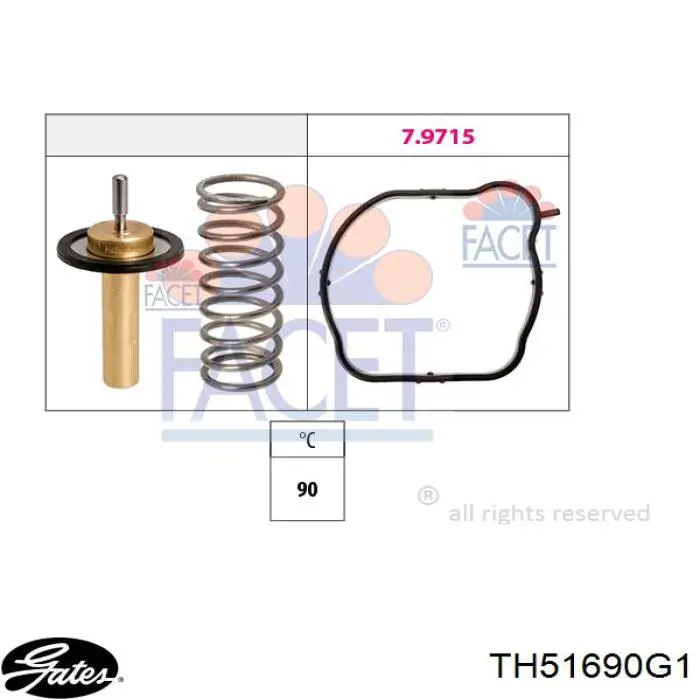 Obudowa termostatu Febi 104762 cena, od 62,81 USD