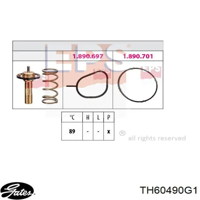 Obudowa termostatu BM5Z8592B Ford