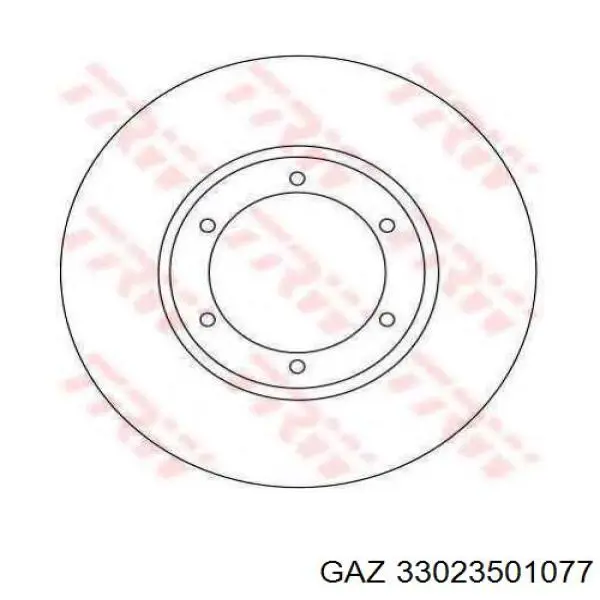 Tarcza hamulcowa przednia GAZ 33023501077 cena, od 37,90 USD