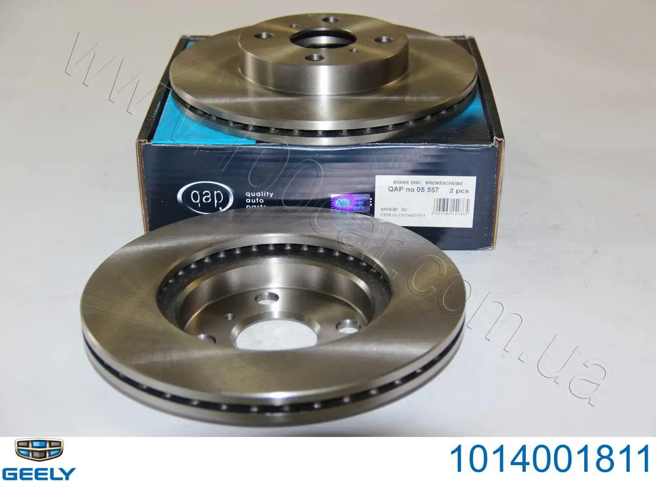 Tarcza hamulcowa przednia Geely 1014001811 cena, od 39,59 USD