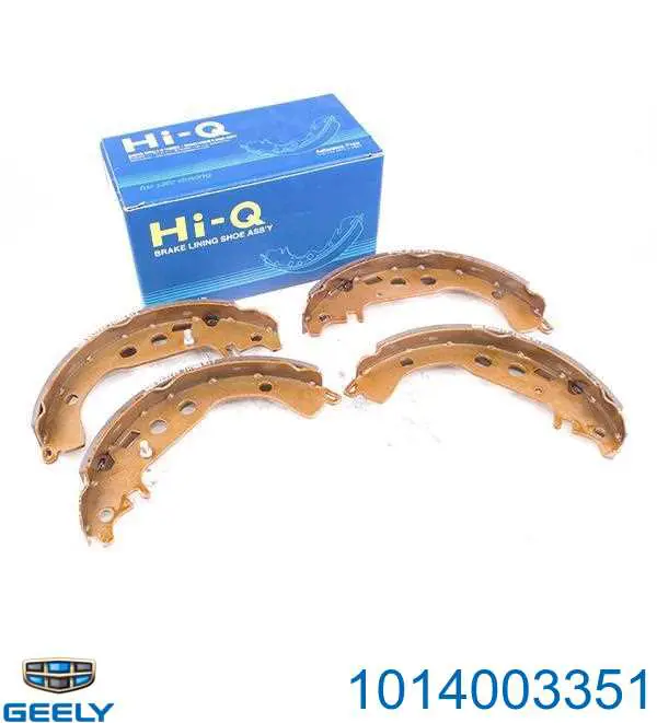 1014003351 Geely Klocki hamulcowe tylne bębnowe