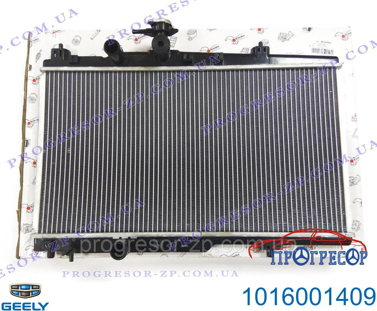 Chłodnica silnika Geely 1016001409 cena, od 68,83 USD