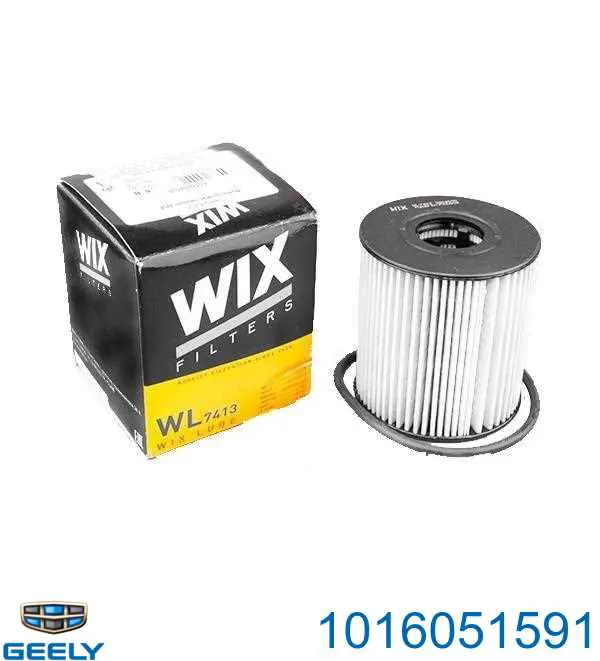 Do koszyka 1016051591 Geely Filtr oleju